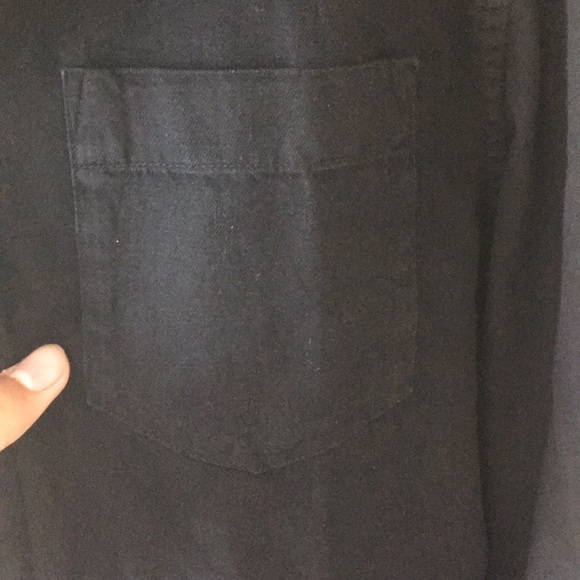 H&M black button down shirt - Picture 4 of 4